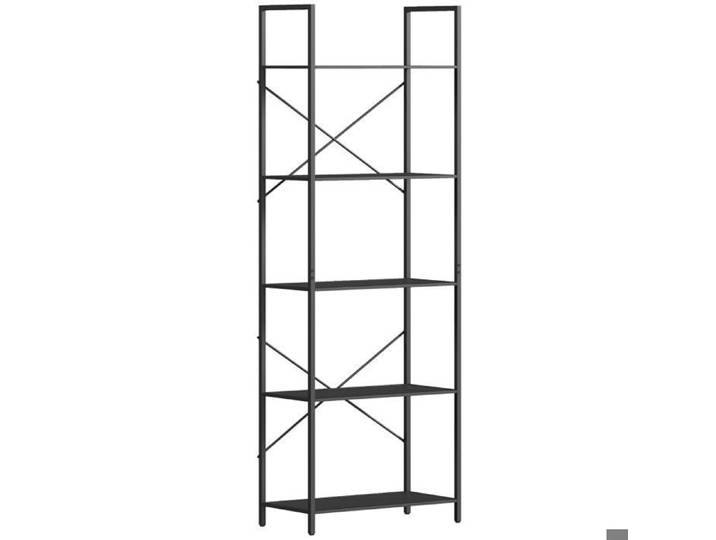 Étagère à livres étagère autoportante à 5 niveaux étagère de bureau de style industriel avec structure métallique 60 x 30 x 170 5cm