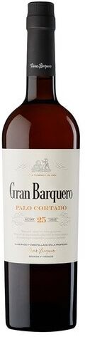 Gran Barquero Vino Palo Cortado Solera 25 años Montilla Moriles.