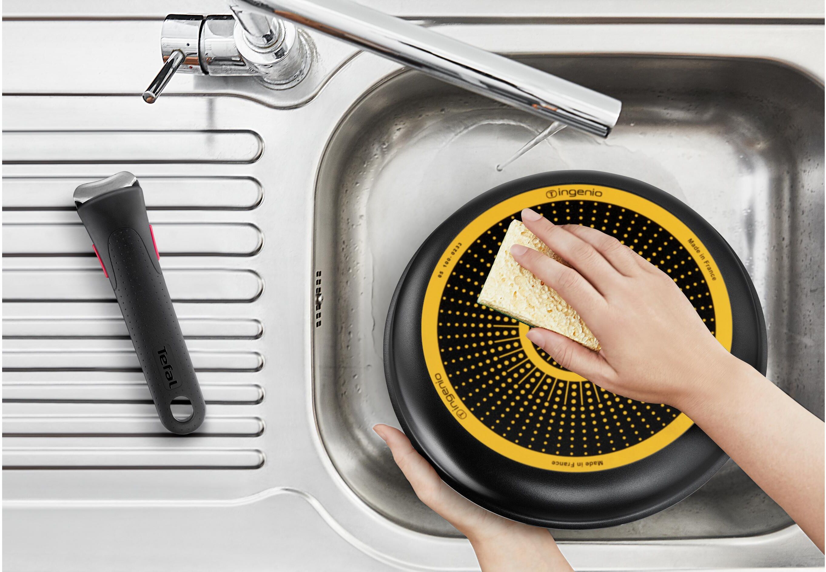 Pfannen-Set TEFAL "Ingenio Easy On 10-teilig", schwarz, Pfannen, Pfannen-Set schwarz Einheitsgröße