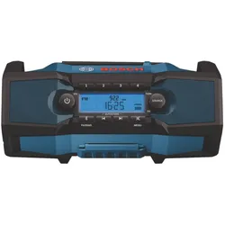 Bosch Professional GPB 18V-2 C (FM, Bluetooth), Radio, Blau, Schwarz, Silber
