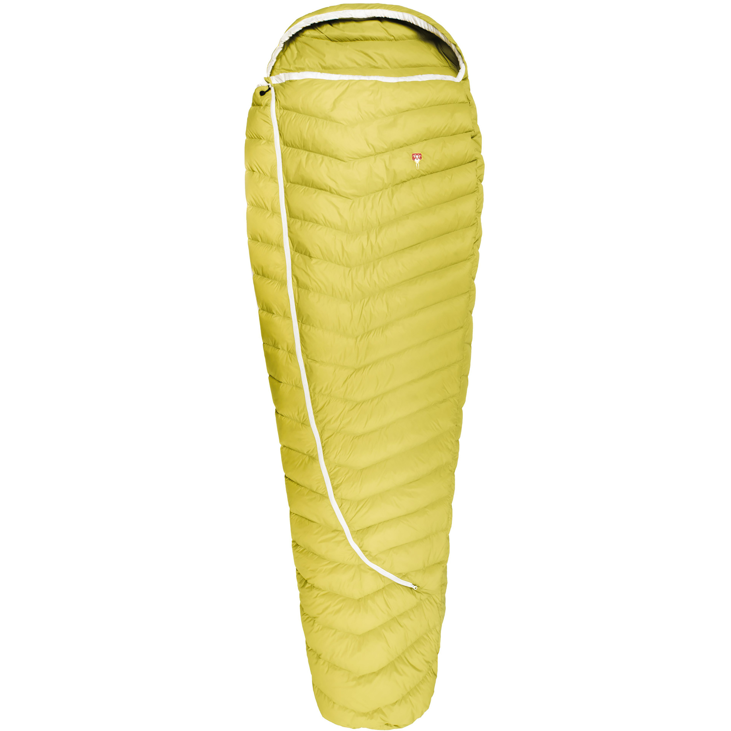 Grüezi Bag DownWool Extreme Light 2.0 Schlafsack Daunenschlafsäcke gelb Größe max. 185cm Camping