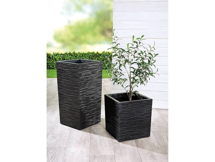 Pot de fleurs Serenity 36cm Noir