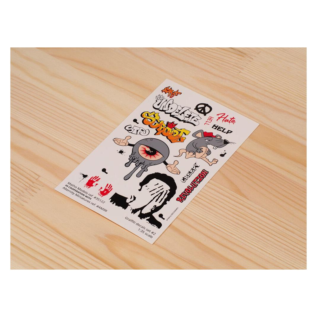 Matho Models Graffiti decals set 2 (35122)