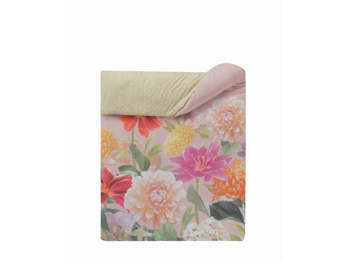 KAS Duvetbezug Bettina Bunt Blumenmuster Baumwolle 160 x 210 cm - Duvetbezug