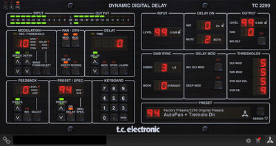 tc electronic TC 2290 Dynamic Delay