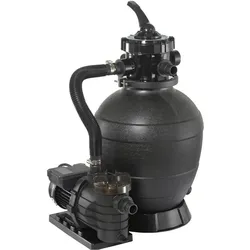 Toolcraft, Pool Filter + Pool Pumpe, TO-10197438 Sandfilteranlage 13000 l/h 12 m