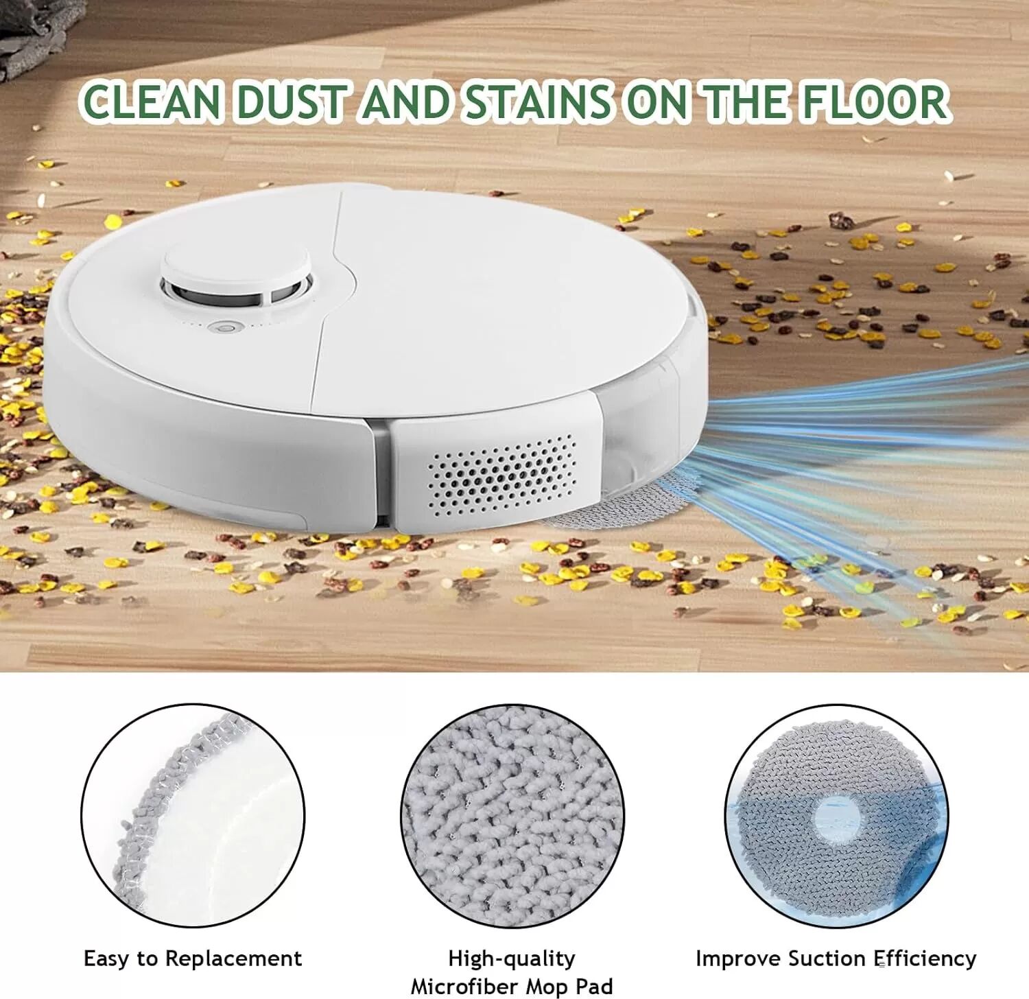 INF Ersatzteile kompatibel mit iRobot Roomba Plus 405 Staubsaugerroboter Zubehör