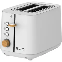 ECG ST 2768 Timber Toaster ws, Toaster, Weiss