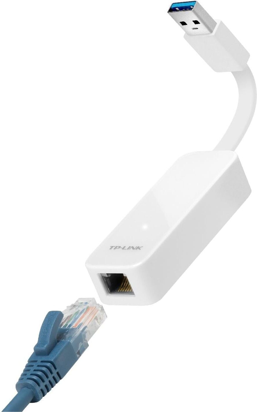 TP-LINK UE300 USB 3.0 to Gigabit Ethernet Adapter – USB to RJ45 LAN, Plug & Play, Compatible with Windows, MacOS & Linux, New
