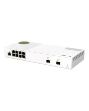 QNAP 8 port 2.5Gbps 2 10Gbps SFP+ web managed switch 10.000 Mbps (QSW-M2108-2S)