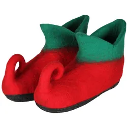 Thetru Weihnachtself Filzschuhe