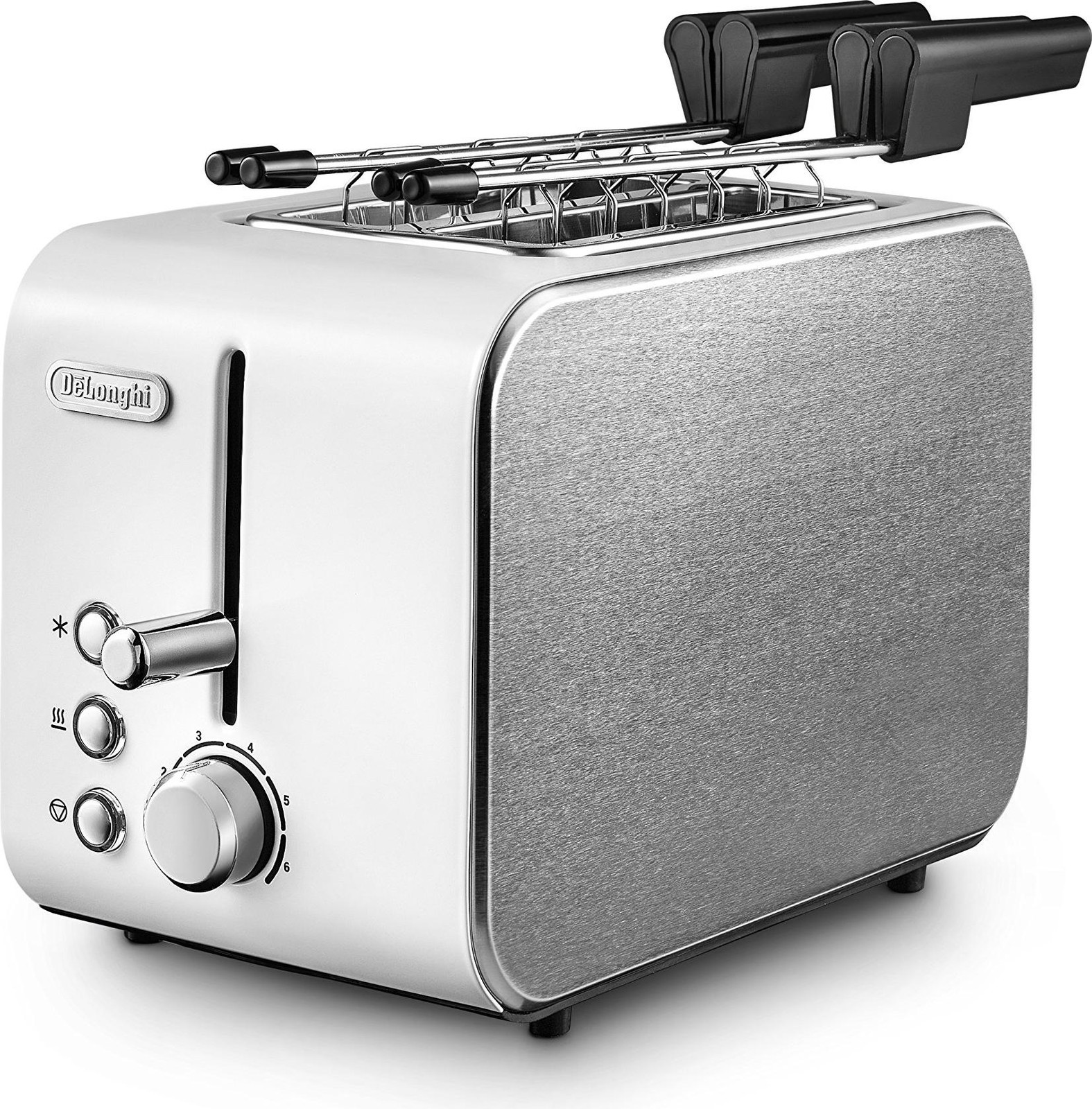 De'Longhi CTX 2203.W broodrooster, 2 sneetjes, Wit, 550 W
