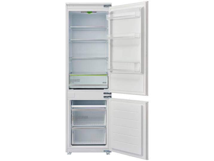Midea Kühl-Gefrier-Kombination, Metall, Kunststoff, 1 Schublade(n),2 Schublade(n) Schubladen, 54x178.5x55 cm, LED-Innenbeleuchtung, CoolBox, Super-Kühlen, Türanschlag wechselbar, Küchen, Küchenelektrogeräte, Kühl- & Gefrierschränke, Kühl- und Gefrierkombinationen