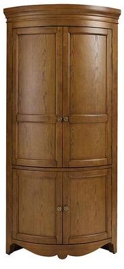 York Corner Cabinet - Chestnut - Ballard Designs
