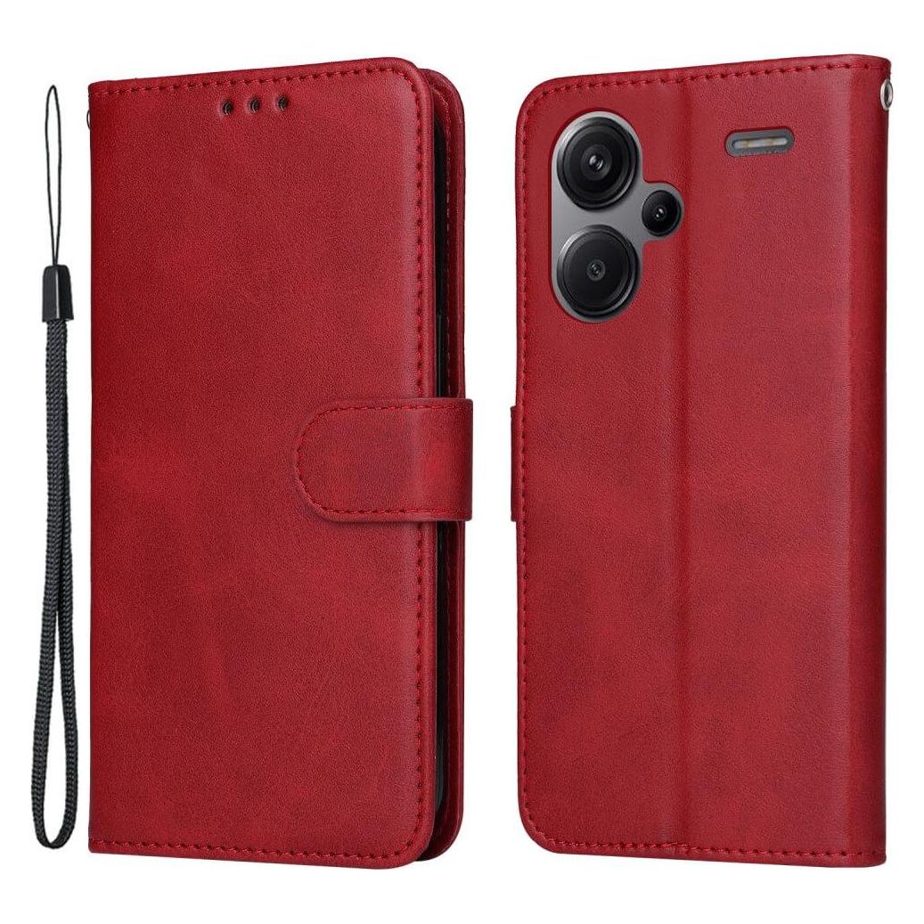 Cover-Discount Xiaomi Redmi Note 13 Pro+ - Premium Handyhülle Etui rot (Xiaomi Redmi Note 13 Pro+) (660173901C)