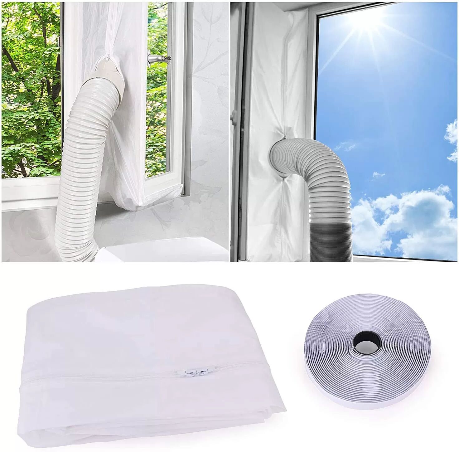 INF Fensterdichtung für Klimaanlage 400 x 30 cm