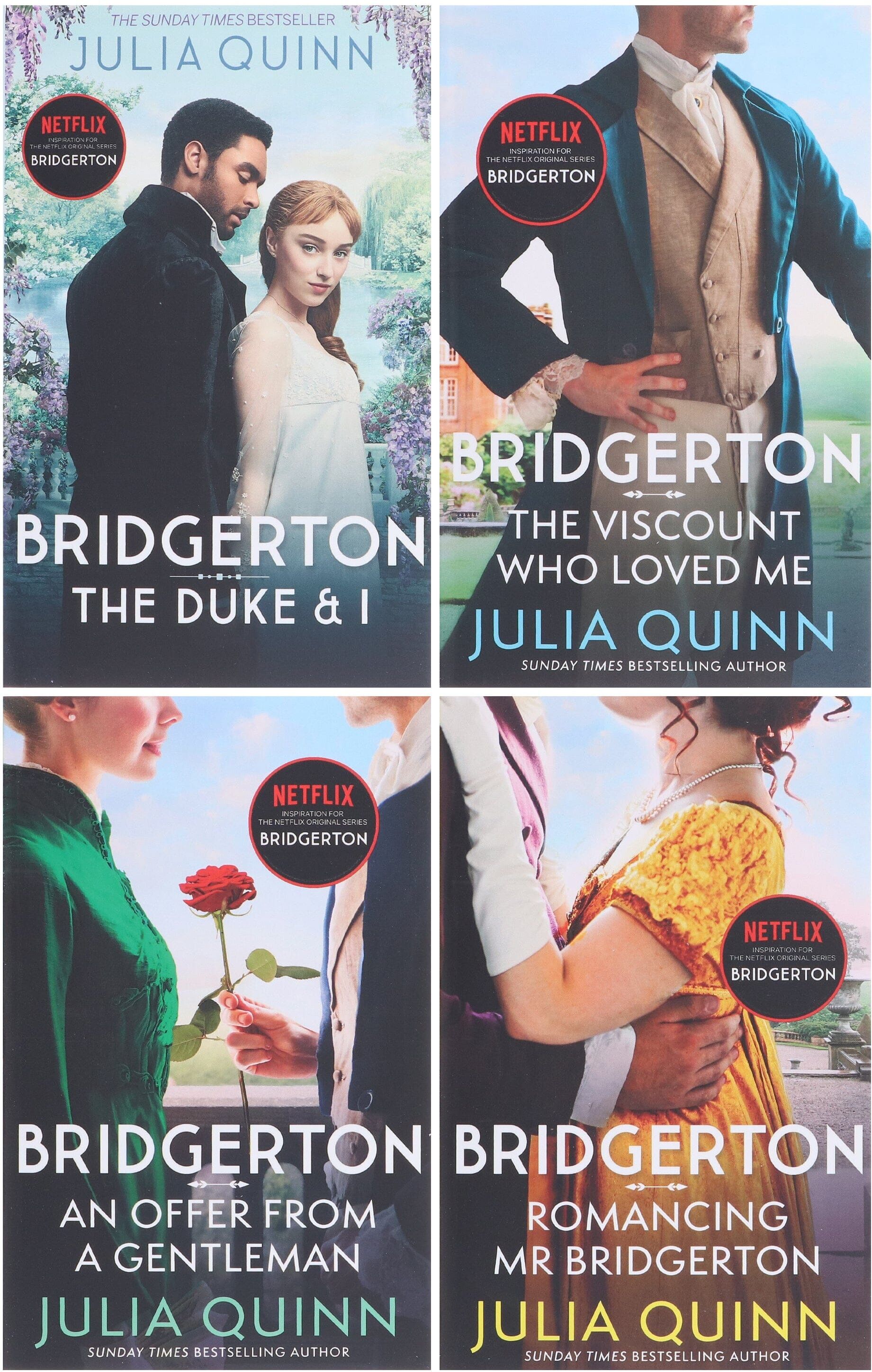 Piatkus The Bridgerton Collection: Books 1 - 4: Inspiration for the Netflix Original Series Bridgerton (Bridgerton Family)