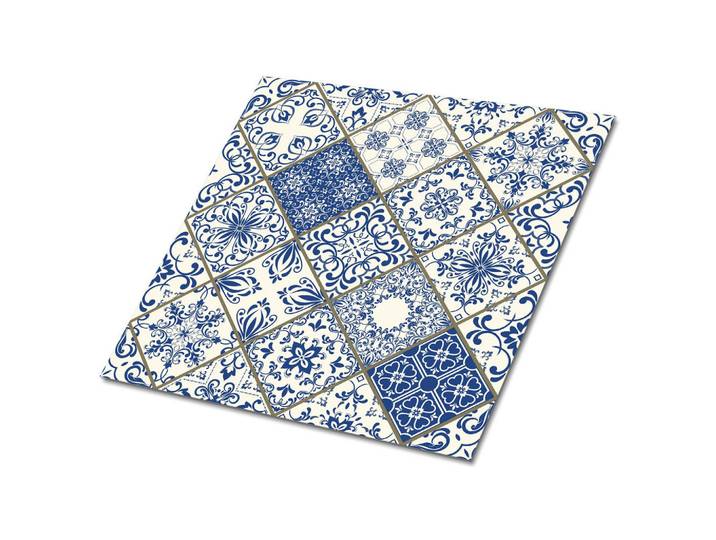 Tulup Selbstklebende Wandfliesen 9 Stück 30x30 cm - Portugiesisches Muster, Blau, Quadratisch, 30x1.6x30 cm, Tapeten & Wandverkleidungen, Wandtattoos & Sticker