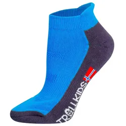 Trollkids Kinder Low Cut II Wandersocken - 35-38 - medium blue