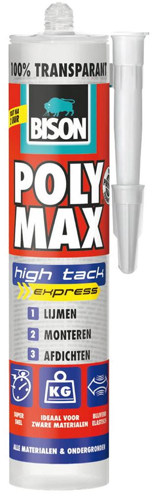 Meuwissen Agro Poly Max Hightack Expr Crystal 300 G Montagekit - Transparent