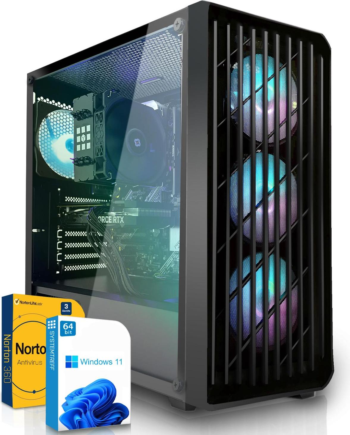 SYSTEMTREFF Business PC - Core i7-12700 - Intel UHD Graphics 770 - 16GB DDR5 - 1TB NVMe - Windows 11 Pro - Desktop