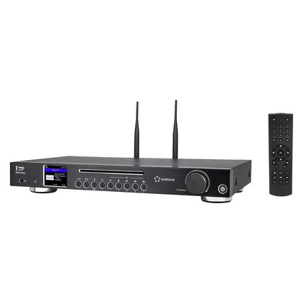 Renkforce RF-DAB-IR1702 Internet CD-Radio DAB+, FM, Internet CD, Bluetooth, DLNA, WLAN, Internetradio Inkl. (DAB+, FM, Internetradio, Bluetooth, WLAN) (RF-6748346)