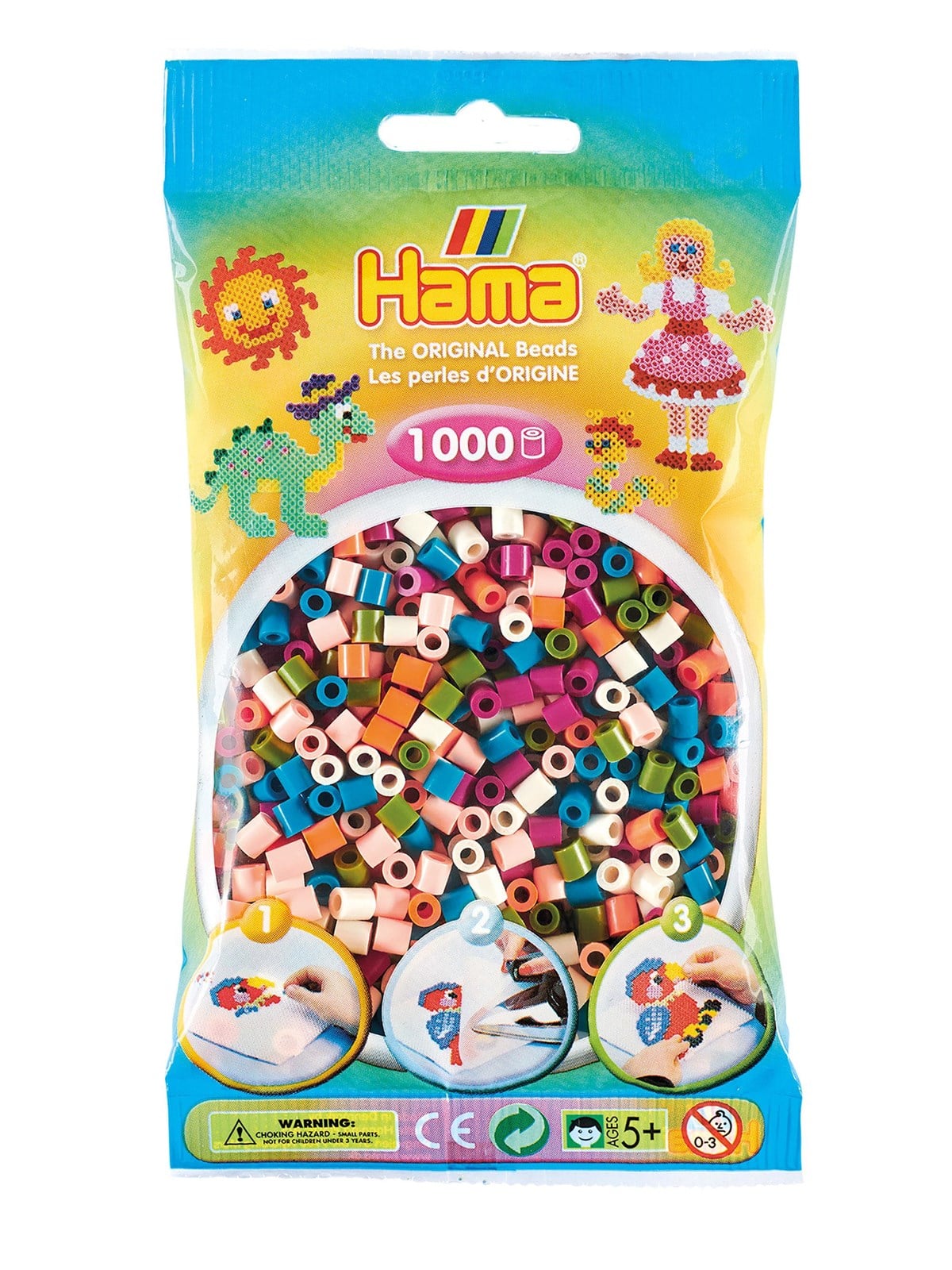 Hama Iron on bead mix 1000 pcs