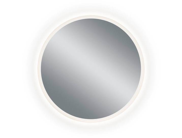 LED-Lichtspiegel MIRRORS AND MORE Aura , transparent, B:60cm H:60cm Ø:60cm, Glas, Spiegel, LED-Lichtspiegel, integrierte LED-Beleuchtung