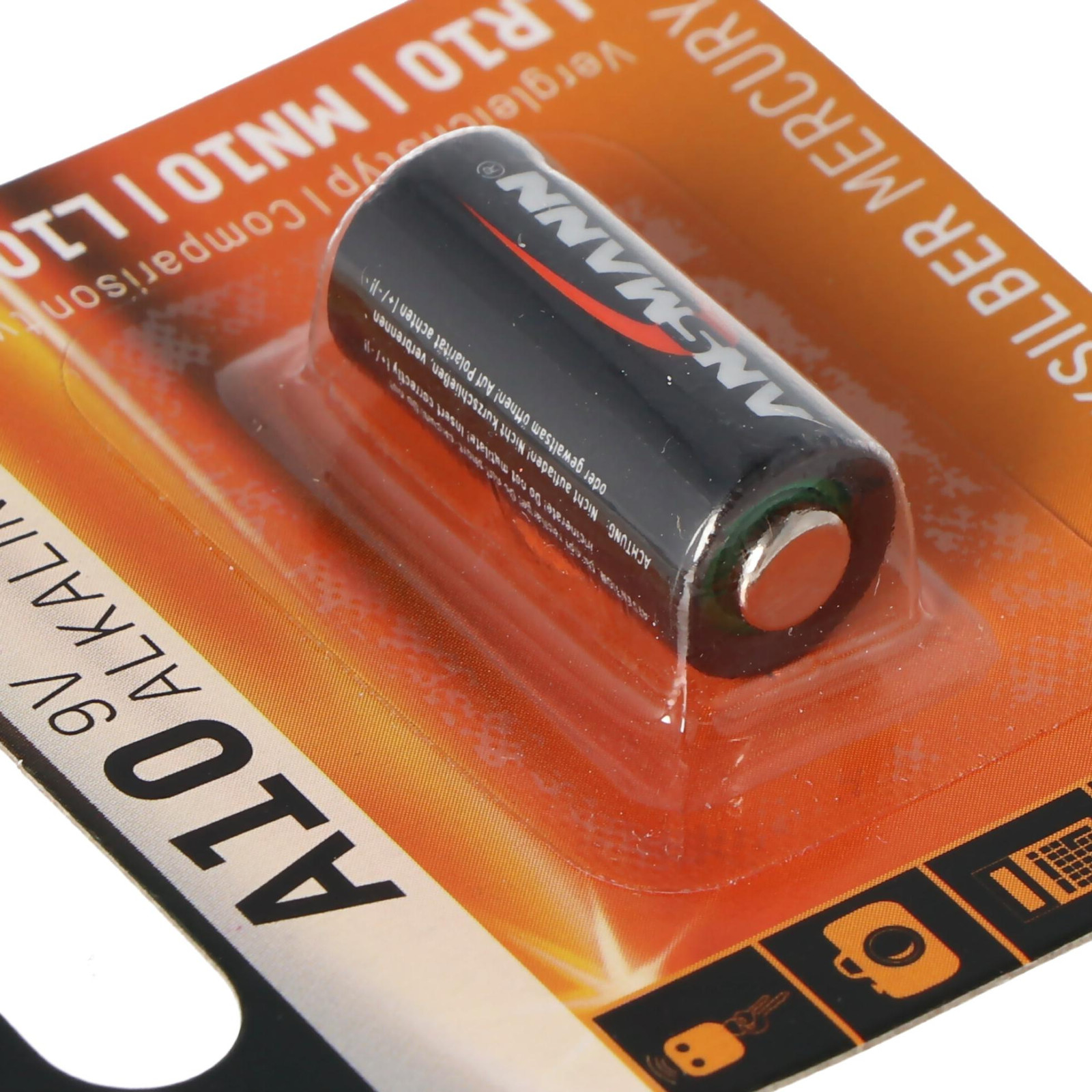 GP Batteries GP10A 9V Alkaline Batterij met Hoge Spanning