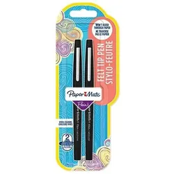 Papermate Flair Original Filzstift Medium Schwarz 2 Stück(e)