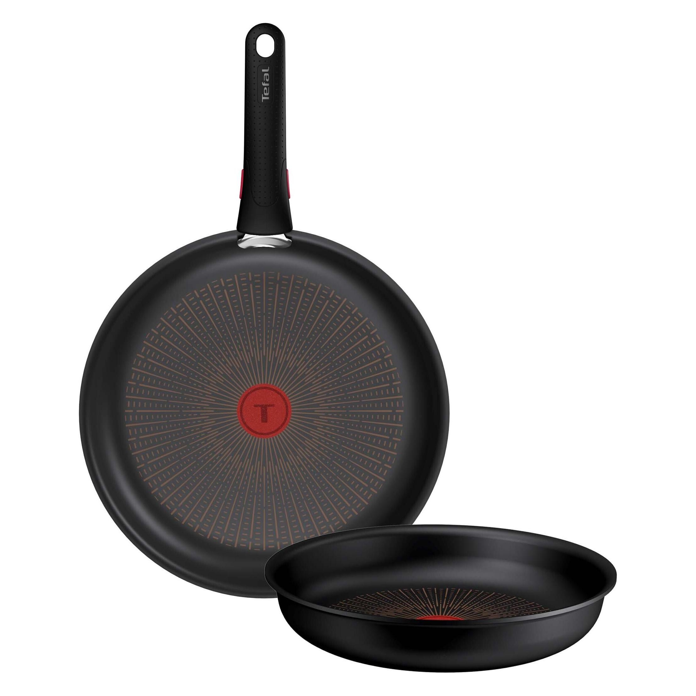 Tefal Ingenio Excellence Fusion Bratpfannen-Set 3-teilig (24/28 cm), abnehmbarer Griff (P0059002)
