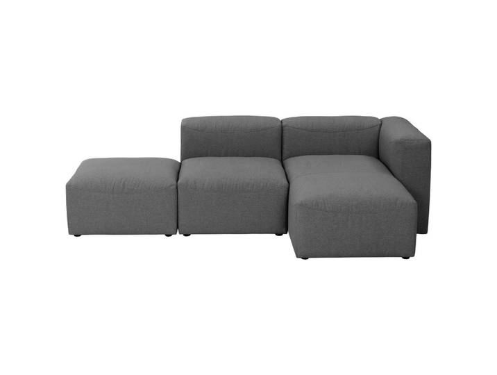 Max Winzer Ecksofa Lena, Anthrazit, Kunststoff, Uni, Ottomane rechts, L-Form, 250x160 cm, Goldenes M, Made in Germany, Typenauswahl, Rücken echt, Wohnzimmer, Sofas & Couches, Wohnlandschaften, Ecksofas
