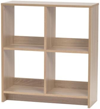 IRIS USA® 4-Cube Heavy Duty Organizer, Ash Brown