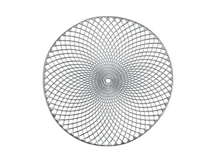 ZELLER PRESENT SCHÖNER LEBEN. PRAKTISCH WOHNEN. Platzset, PVC, Silber, 38 cm, 26914