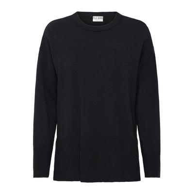 Strickpullover PULZ JEANS "Damen Strickpullover PZSTEFFI", Damen, Gr. XS, schwarz (schwarz beauty), Obermaterial: 50% Viskose CV. 27% Nylon NY. 23% Polyester PES., Pullover Strickpullover