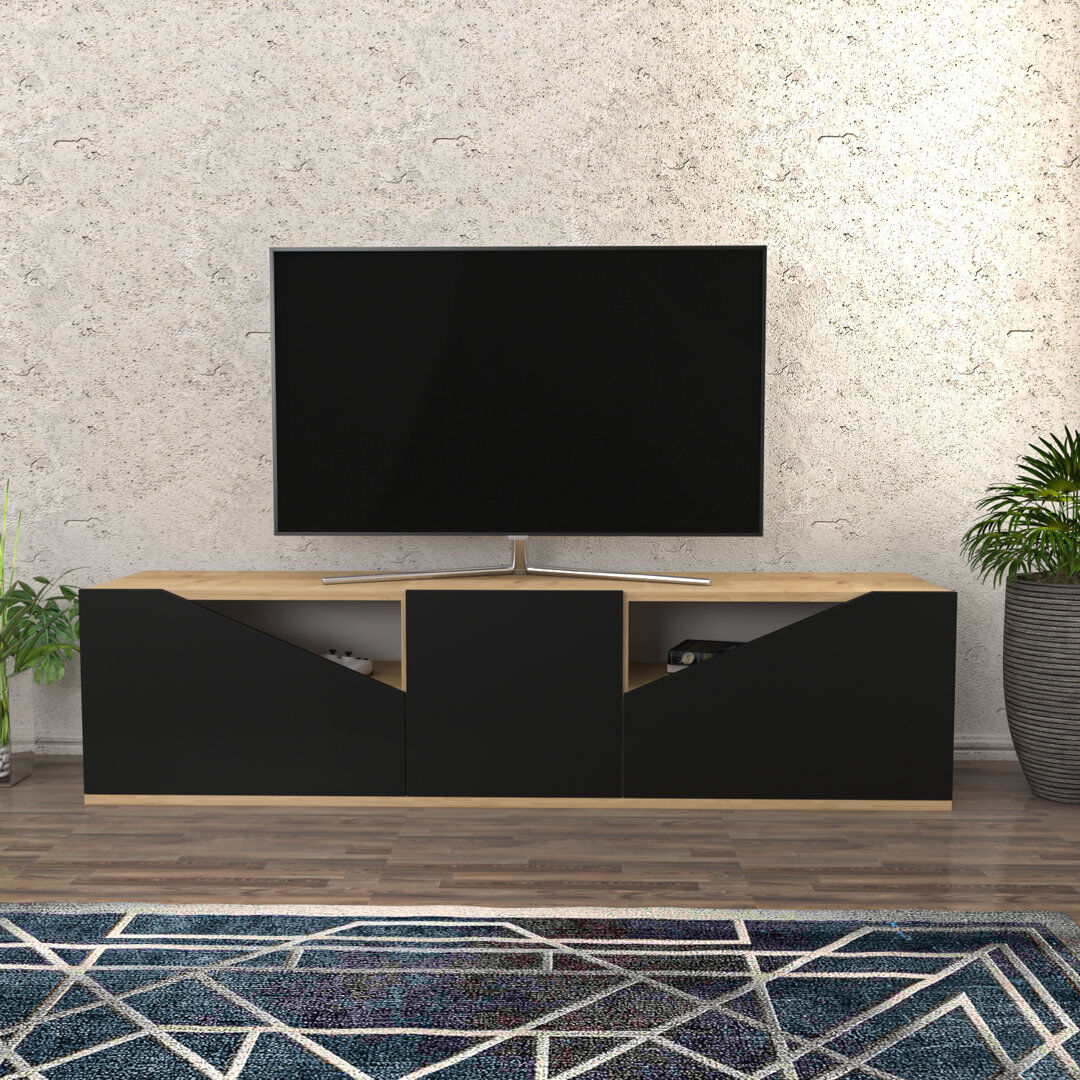 Latitude Run Hueck TV Stand for TVs up to 70" Sapphire/Anthracite 70"