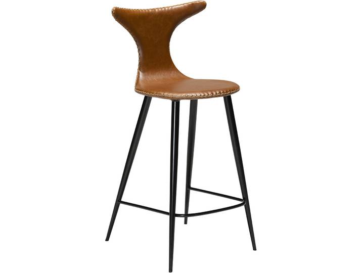 DAN-FORM Barhocker 2er Set - Farbe: Brown - Material: Kunstleder - 984