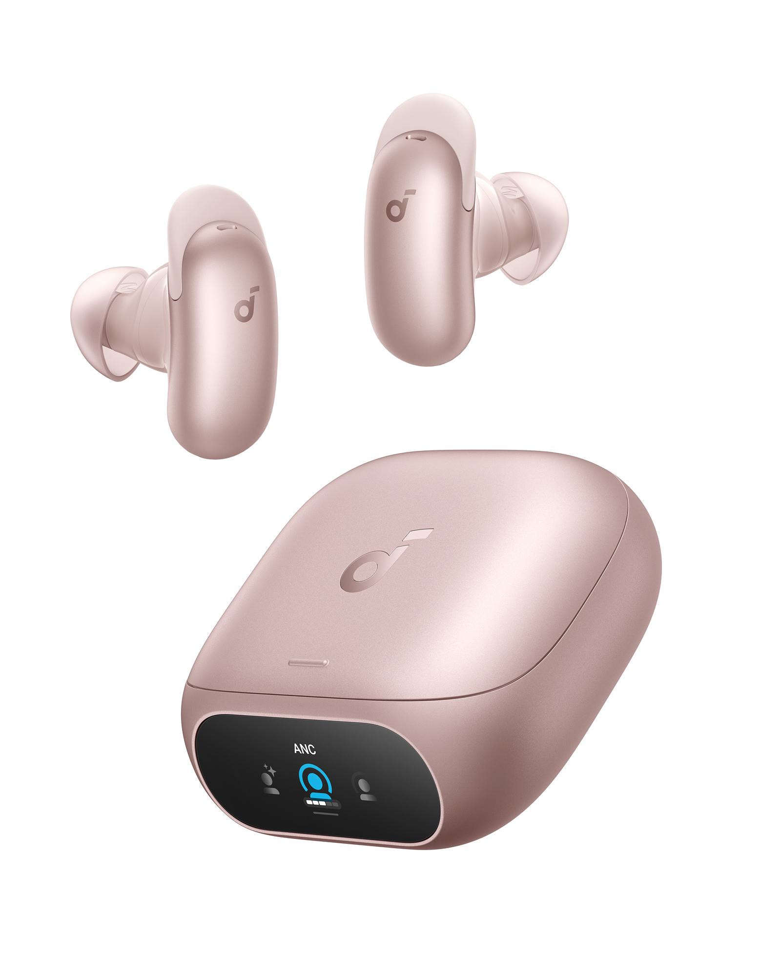 soundcore Liberty 5 Pro In-Ear Bluetooth-Kopfhörer Noise Cancelling Display; pink D1203G51