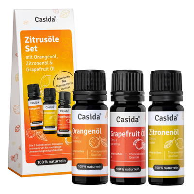 Casida GmbH ZITRUSÖLE Set Orangenöl Zitronenöl Grapefruit Öl 3X10 ml 17941439