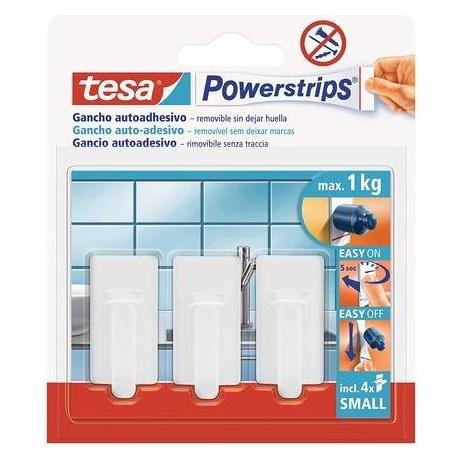 tesa Selbstklebende kleine Haken mit Bändern (45264429)