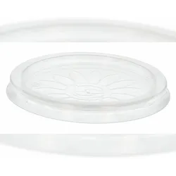 Papstar 50x Deckel aus PP für Mehrweg Suppenbecher  O 11,5 cm transparent