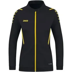 JAKO Damen Polyesterjacke Challenge, Größe 34 in Schwarz Schwarz