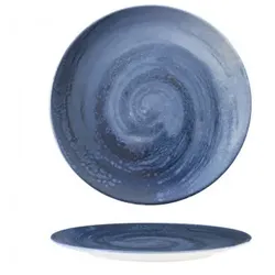 Vortex Blue Speiseteller 32 cm Digitaldruck M1934 148665 6er-Pack