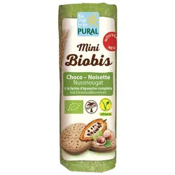Pural Mini Biobis Nussnougat Dinkel Doppelkeks bio