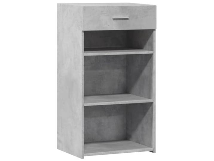 Sideboard Betongrau 50x42,5x93 cm Holzwerkstoff mit Schublade Sideboard Betongrau, Holzwerkstoff, 1 Schublade, vielseitig nutzbar, Standschrank