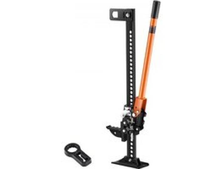 VEVOR Cric Tout-Terrain 4x4 Capacité de Charge 3,18 tonnes, Cric à Crémaillère Hi-Lift Haute Levée de 84,5 cm, avec Plage de Levage de 13 à 71 cm, Outil pour Véhicules Tout-Terrain Tracteurs Ferme