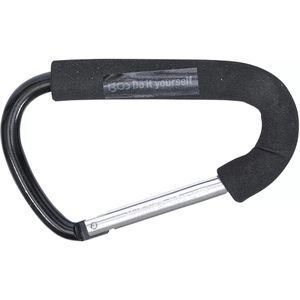 BGS-technic Karabinerhaken 8077, JUMBO, Aluminium, 160mm, groß, Tragkraft 30kg