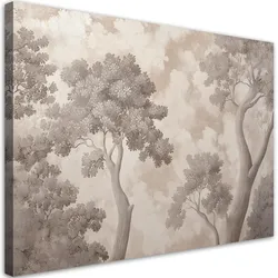 WANDBILD bäume natur