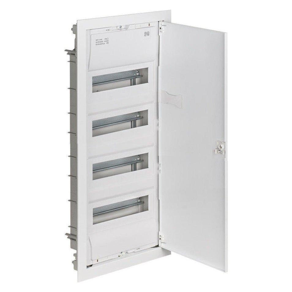 Elektro-Plast Modulare Schaltanlage 4 x 14 Unterputz-weisse Stahltür IP30 MSF RP IP30 N+PE MSF-U-56 ( (Verteiler) (2004-00)
