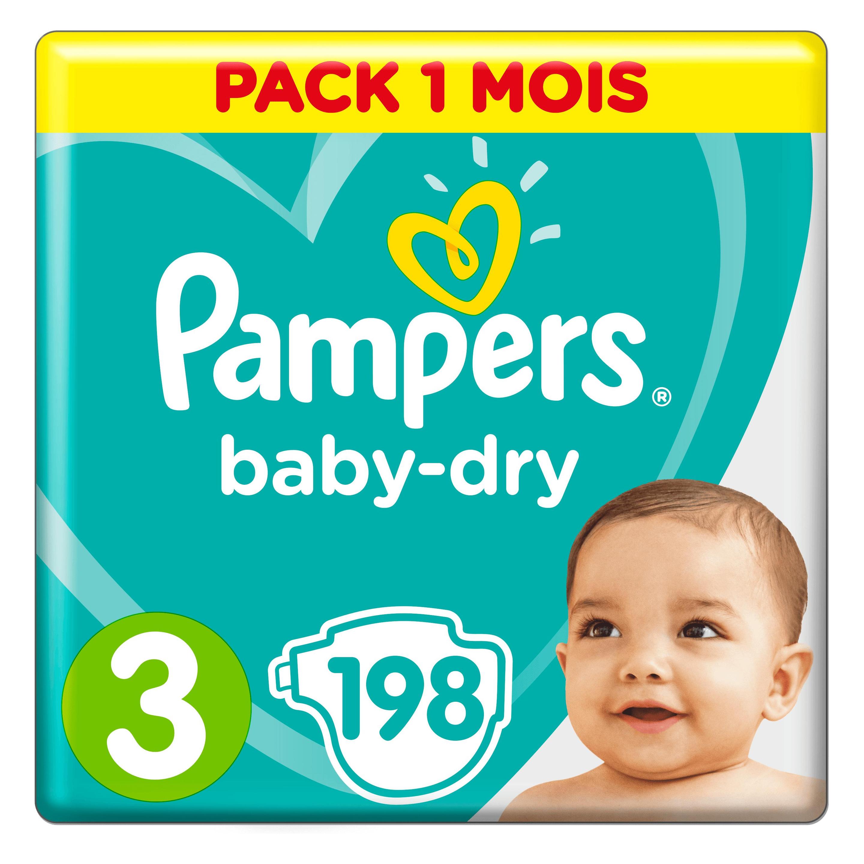 Pampers Baby-Dry ALT (Gr. 3, Monatsbox, 198 Stk.) (4015400566663)